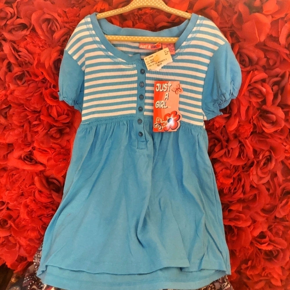 Just A Girl NWT Girls Size 10/12 Tunic Top